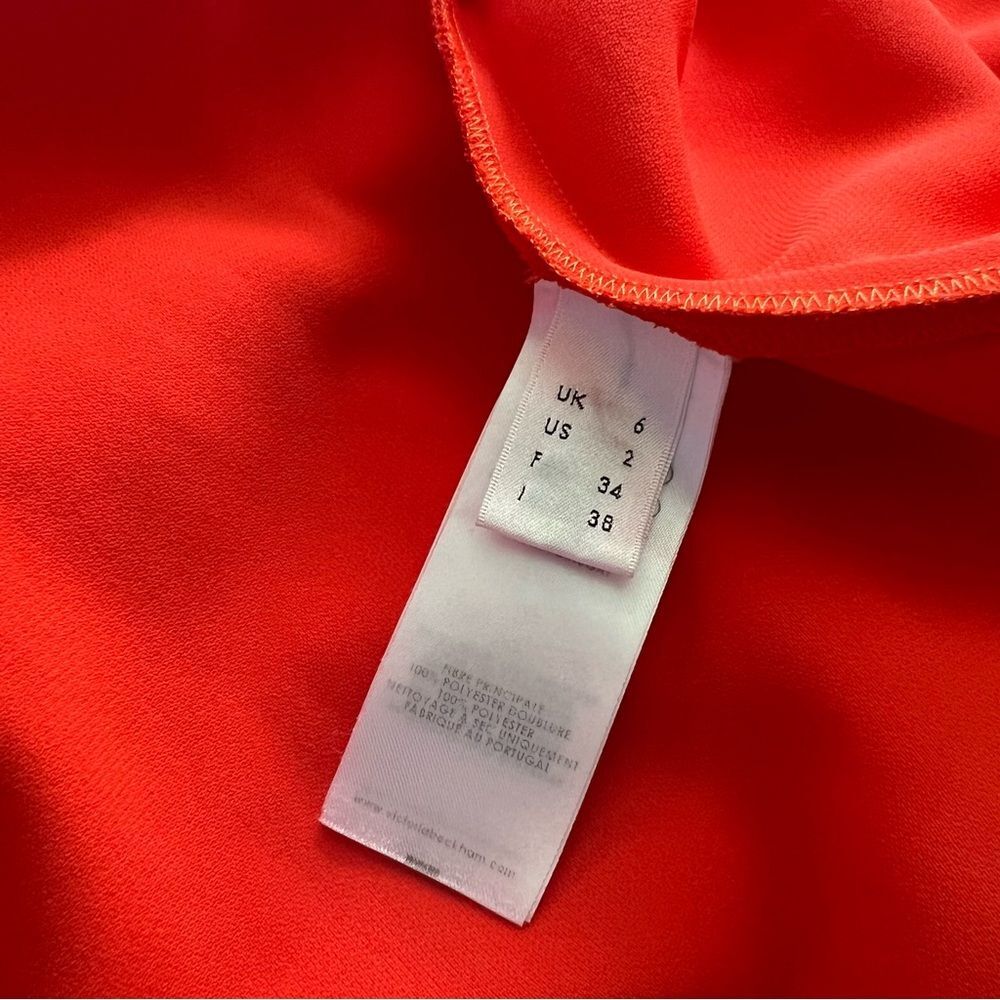 Victoria Beckham Back Tie Midi Shift Dress, Excellent, Size UK 6 US 2 - Picture 14 of 14